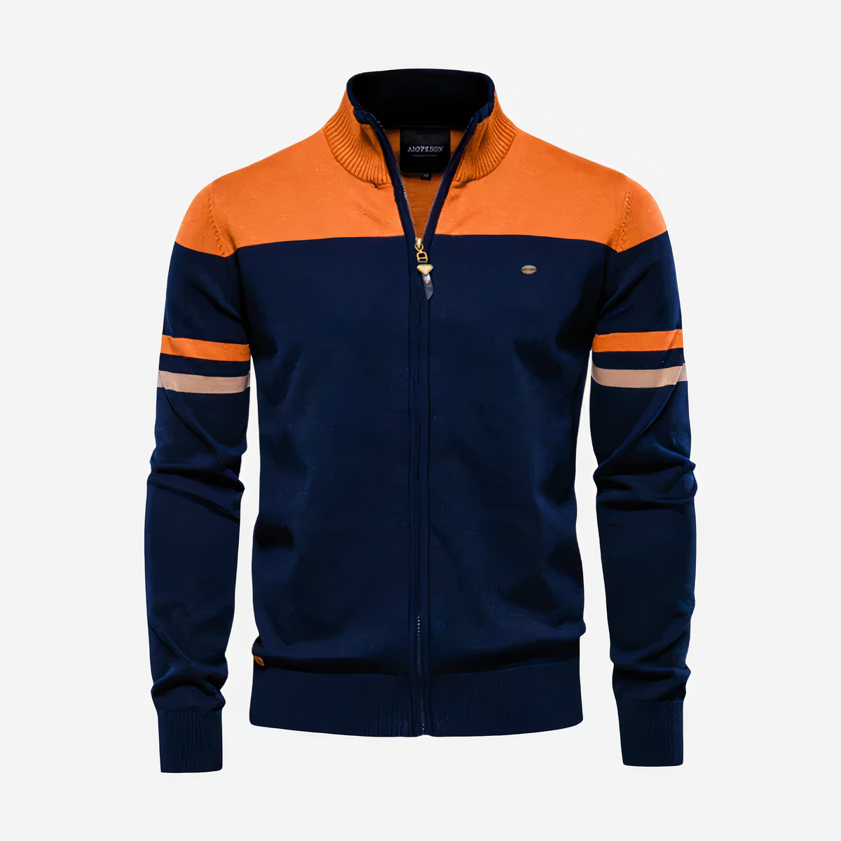 Herengratis Sweatshirt met Rits Zwart - StudioMarella