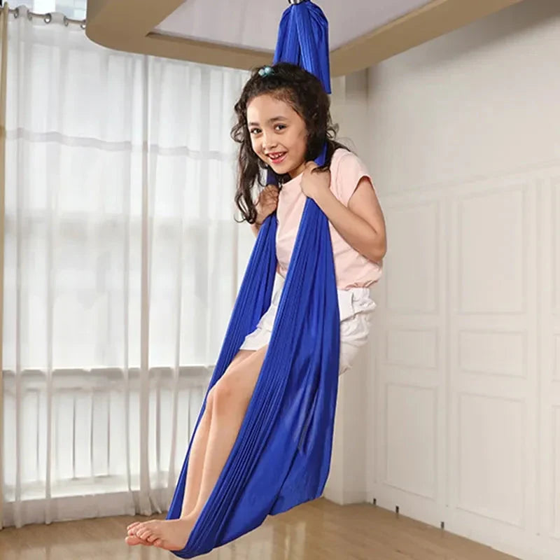 Kinderhangmat van Biologisch Katoen 100% – Therapeutisch Schommelcocon voor Ontwikkeling & Rust