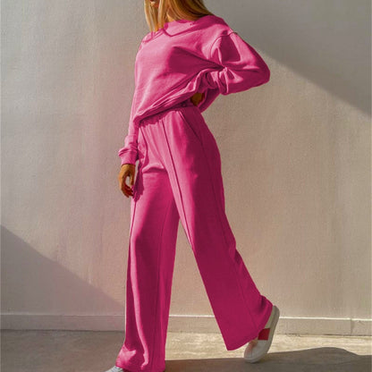 Dames Joggingset Zacht Comfortabel Jogbroek en Sweatshirt - StudioMarella