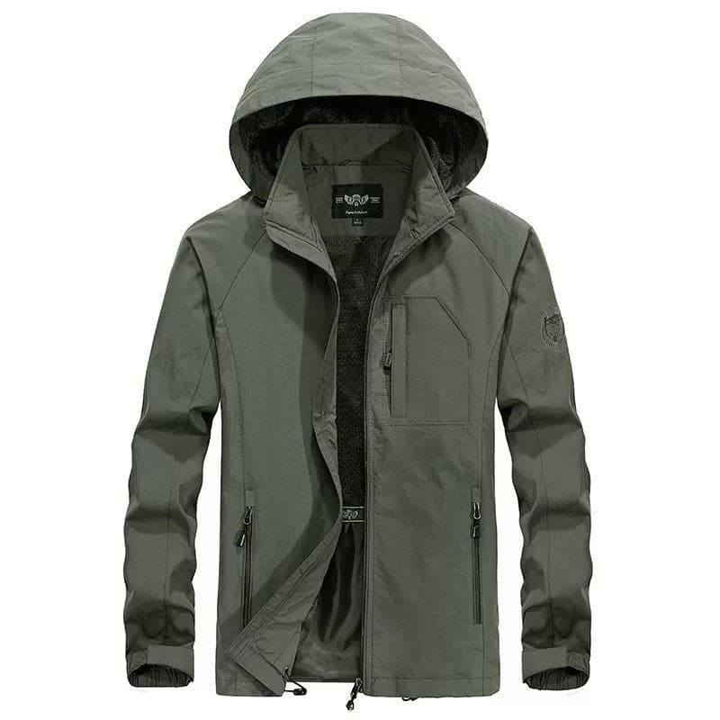 Herenjas Waterdicht met Capuchon Casual Stijl