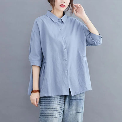Zomer Shirt Casual Vrij Tijd Kleding