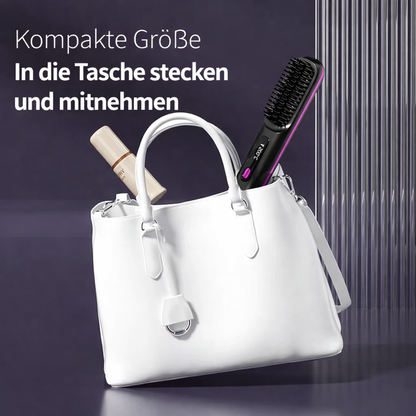 Draadloze Stijltang met Keramische Platen en Ionentechnologie – USB Oplaadbaar met LCD Scherm – Compacte Haarstijler voor Onderweg