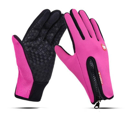 Waterbestendige en Winddichte Handschoenen – Zachte Fleece Voering Thermo Touchscreen Compatibel – Unisex Winter Handschoenen Outdoor Sport Fietsen Wandelen