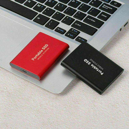 Externe SSD 128TB USB 3.2 Aluminium Schokbestendig Windows Mac Android Compact