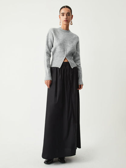 Dames Trui Halve Rits Trendy Modaal Regular Fit
