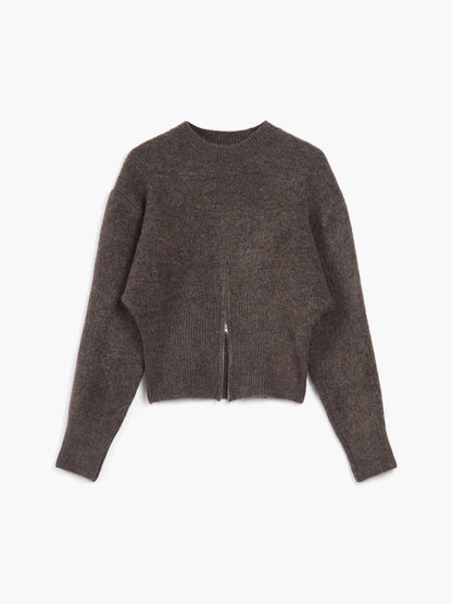 Dames Trui Halve Rits Trendy Modaal Regular Fit