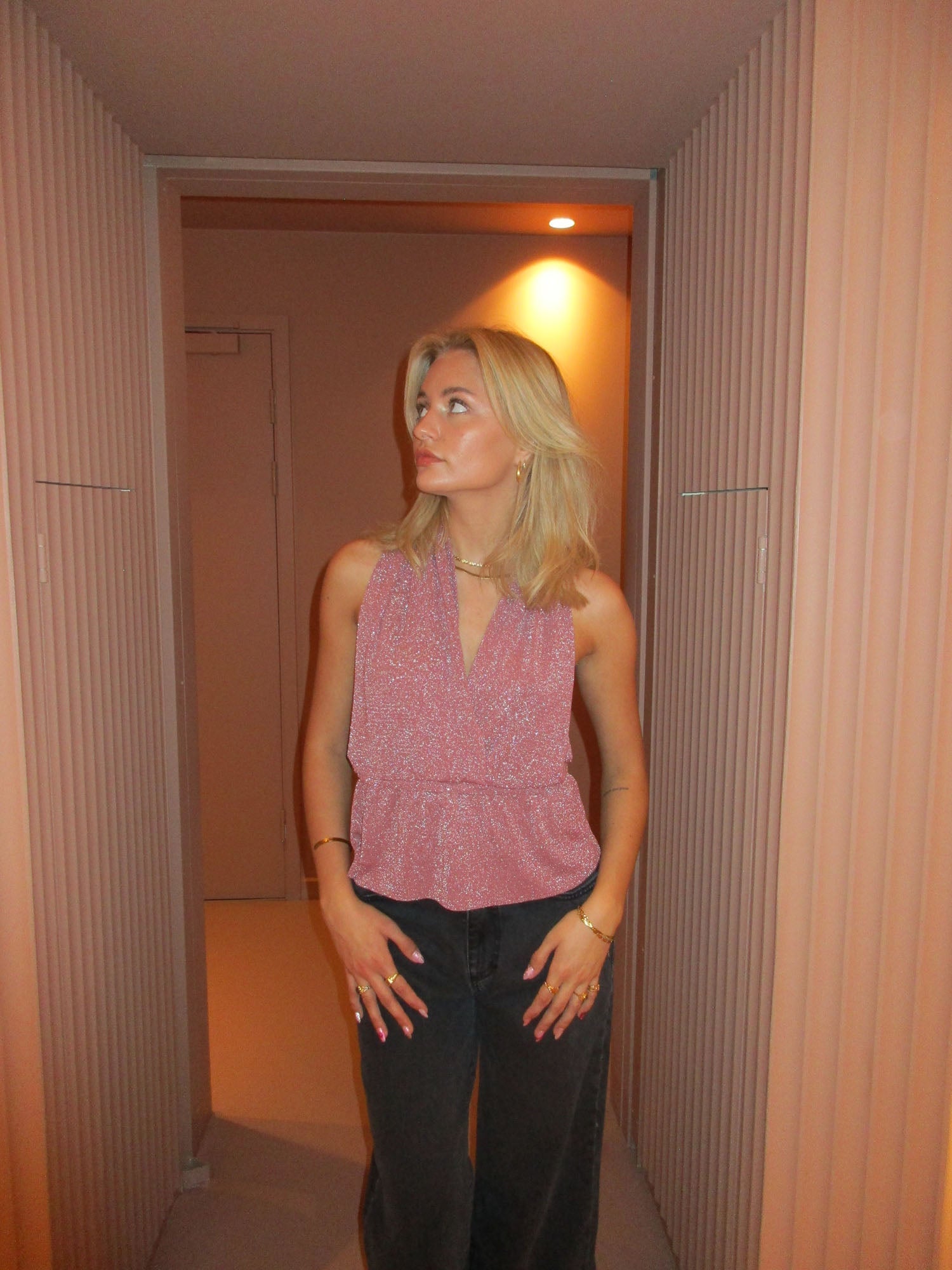 Dames Top met Open Rug Halterneck Chique Zomer - StudioMarella