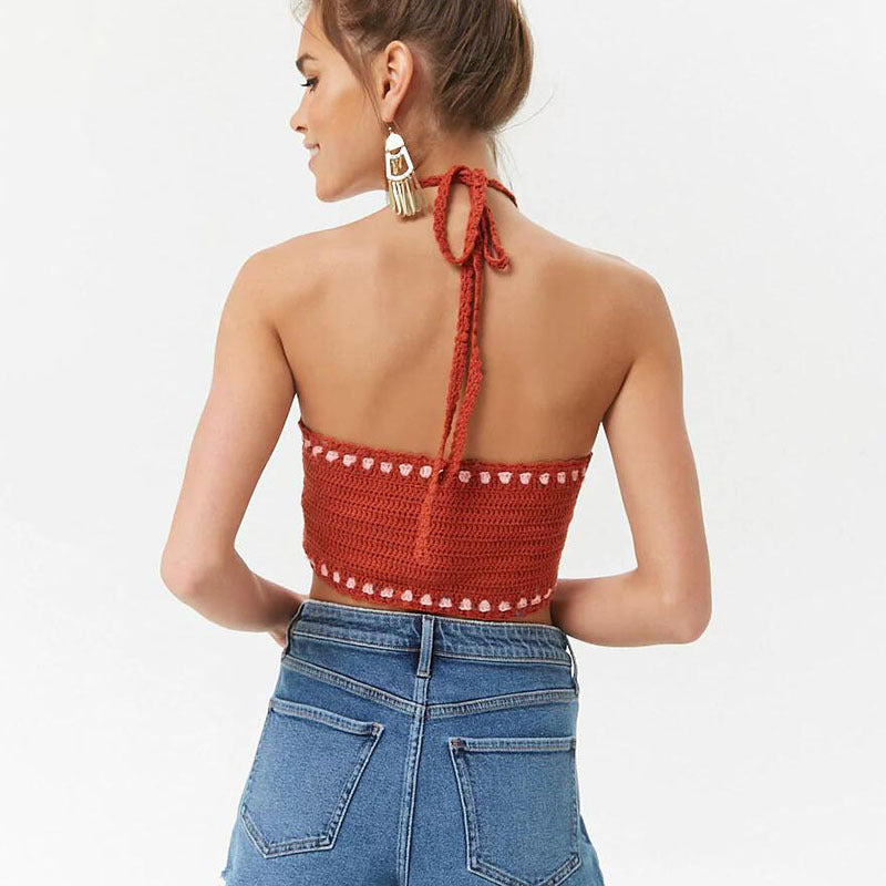 Halternek Top Met Korte Mouwen | Zomer Fashion Top 3