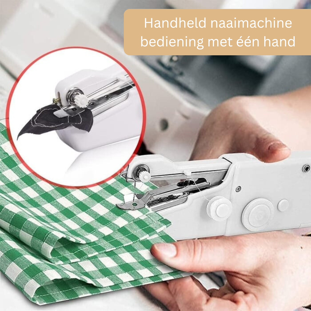Draagbare Handnaaimachine – Compact en Gebruiksvriendelijk voor Snelle Reparaties Onderweg