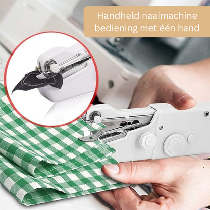 Draagbare Handnaaimachine – Compact en Gebruiksvriendelijk voor Snelle Reparaties Onderweg