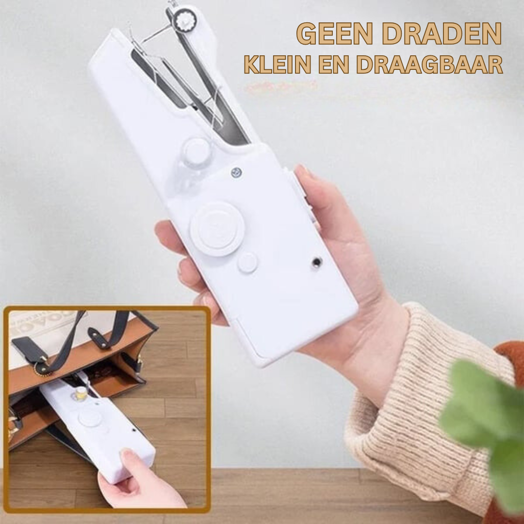 Draagbare Handnaaimachine – Compact en Gebruiksvriendelijk voor Snelle Reparaties Onderweg