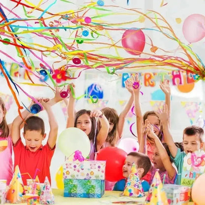Papieren Streamers 5 Meter Biologisch Afbreekbaar Brandvertragend Gekleurd Feest Verjaardag Bruiloft Confetti Alternatief Geruisloos 10 Stuks