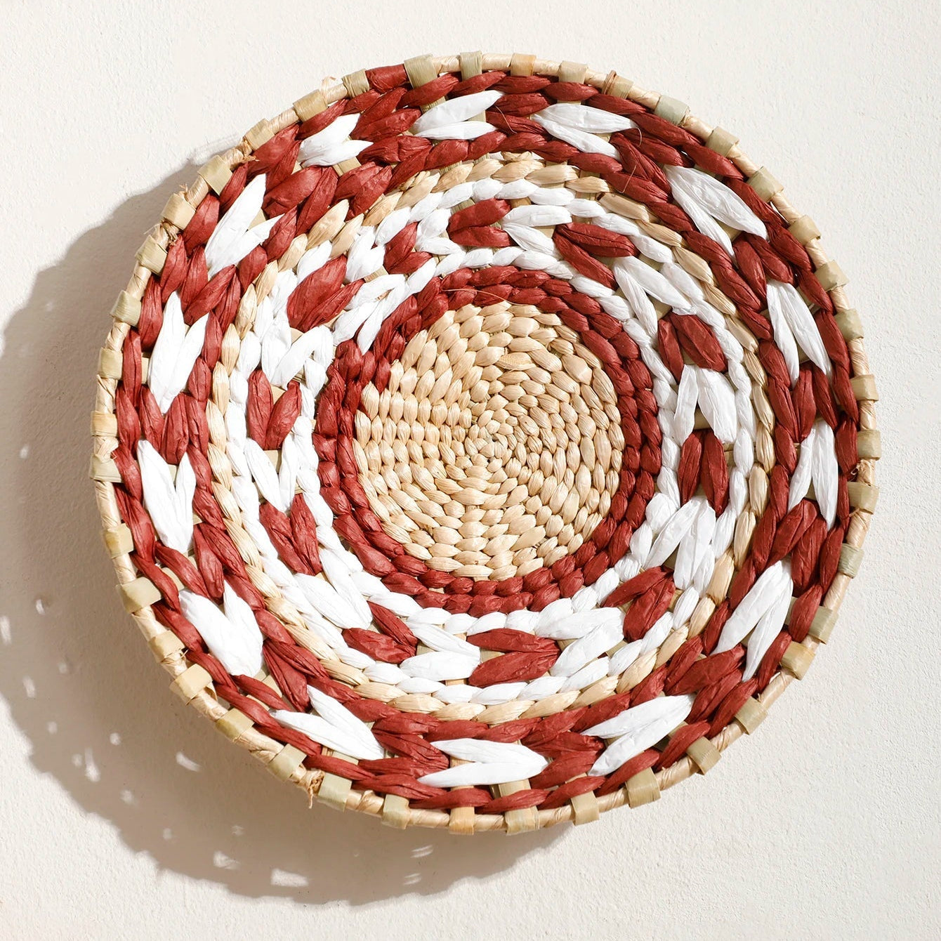 Handgeweven Zeegras Wandkunst Set – Natuurlijke Textuur en Boheemse Sfeer voor Modern en Rustiek Interieur