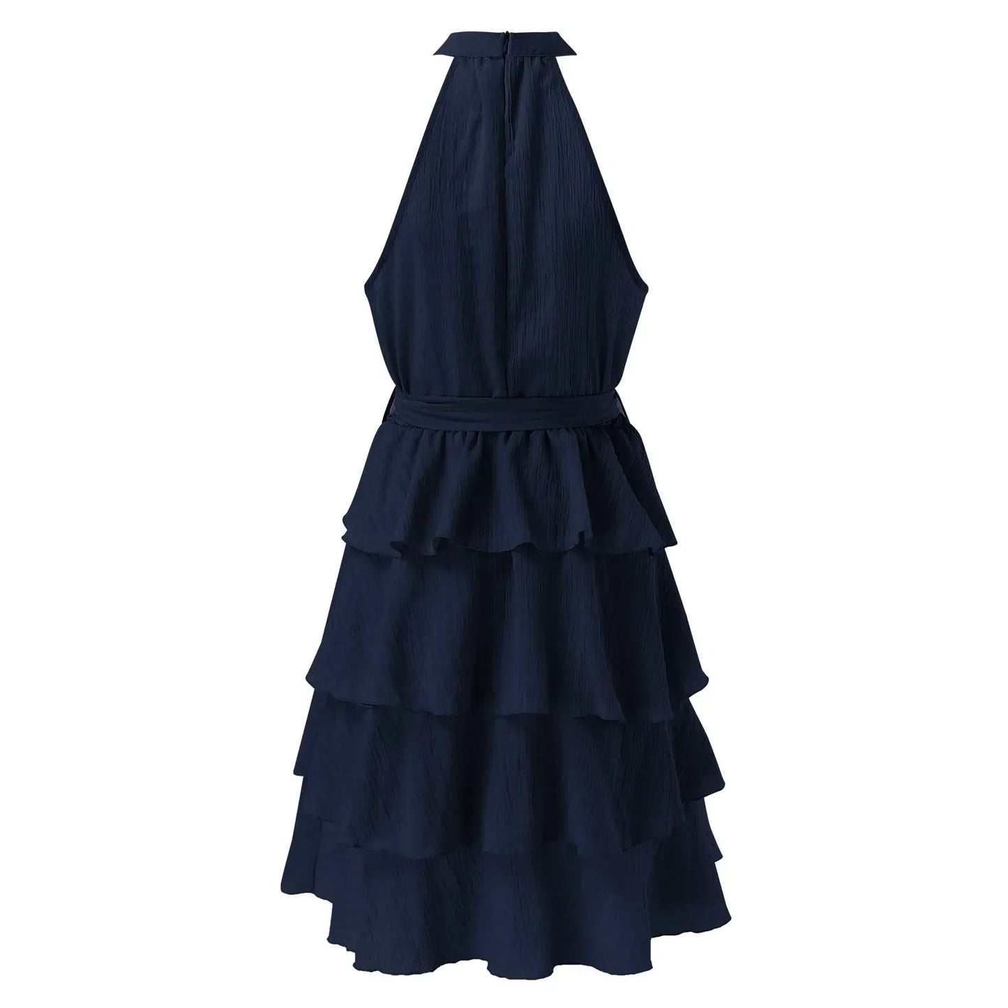 Zomerjurk Mouwloos Bladprint Vrouwenjurk