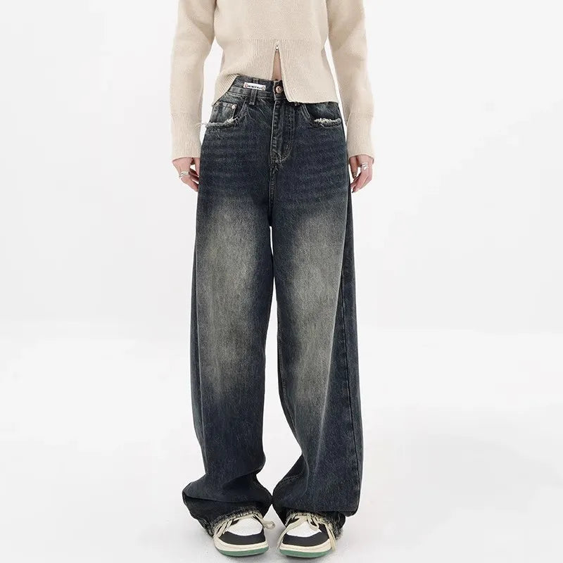 Baggy Jeans Retro Zomerse Stijl Loose Fit
