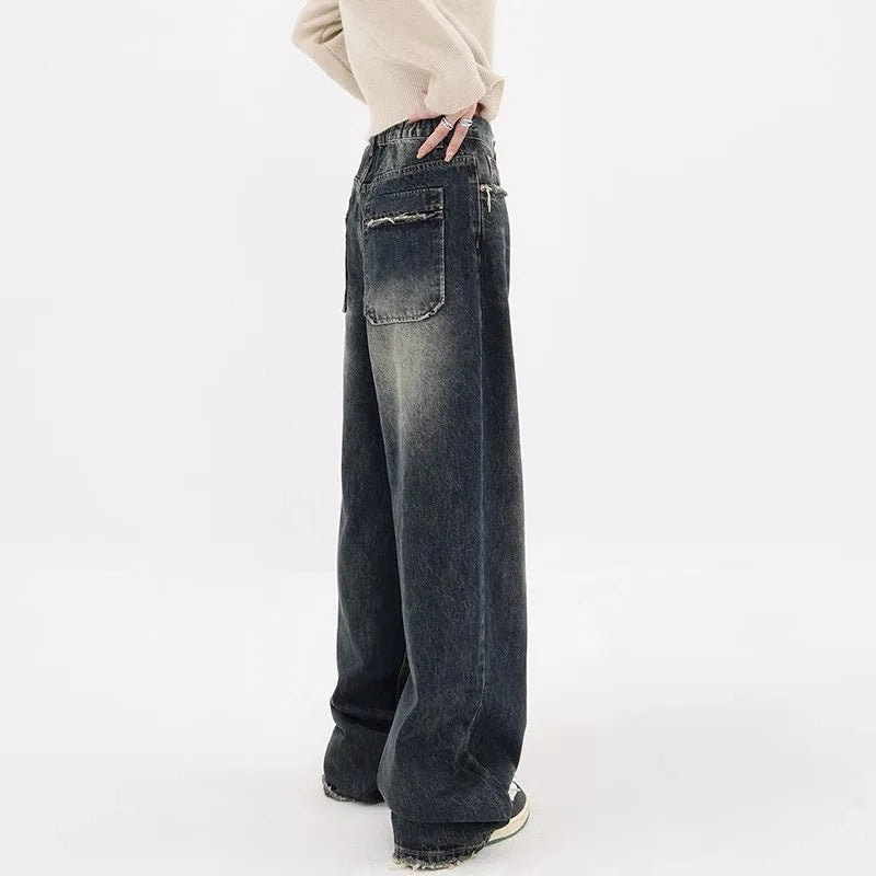 Baggy Jeans Retro Zomerse Stijl Loose Fit