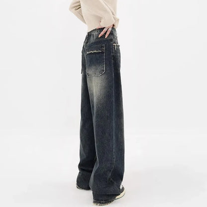 Baggy Jeans Retro Zomerse Stijl Loose Fit