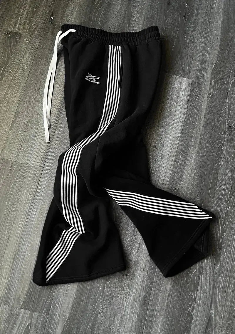 Heren Joggingbroek Comfortabel met Retro Strepen - StudioMarella