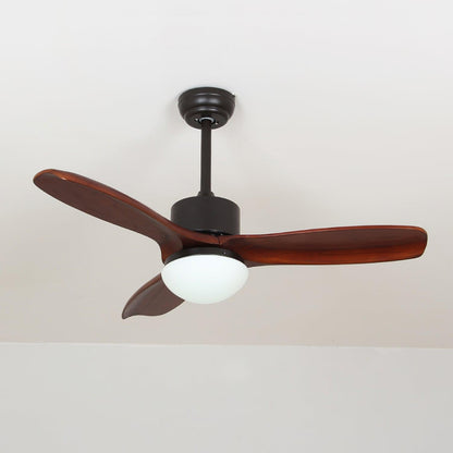 Scandinavische Plafondventilator met Verlichting Elegance Naturel – Vierkanten Houten Bladen met LED-Lamp & Afstandsbediening