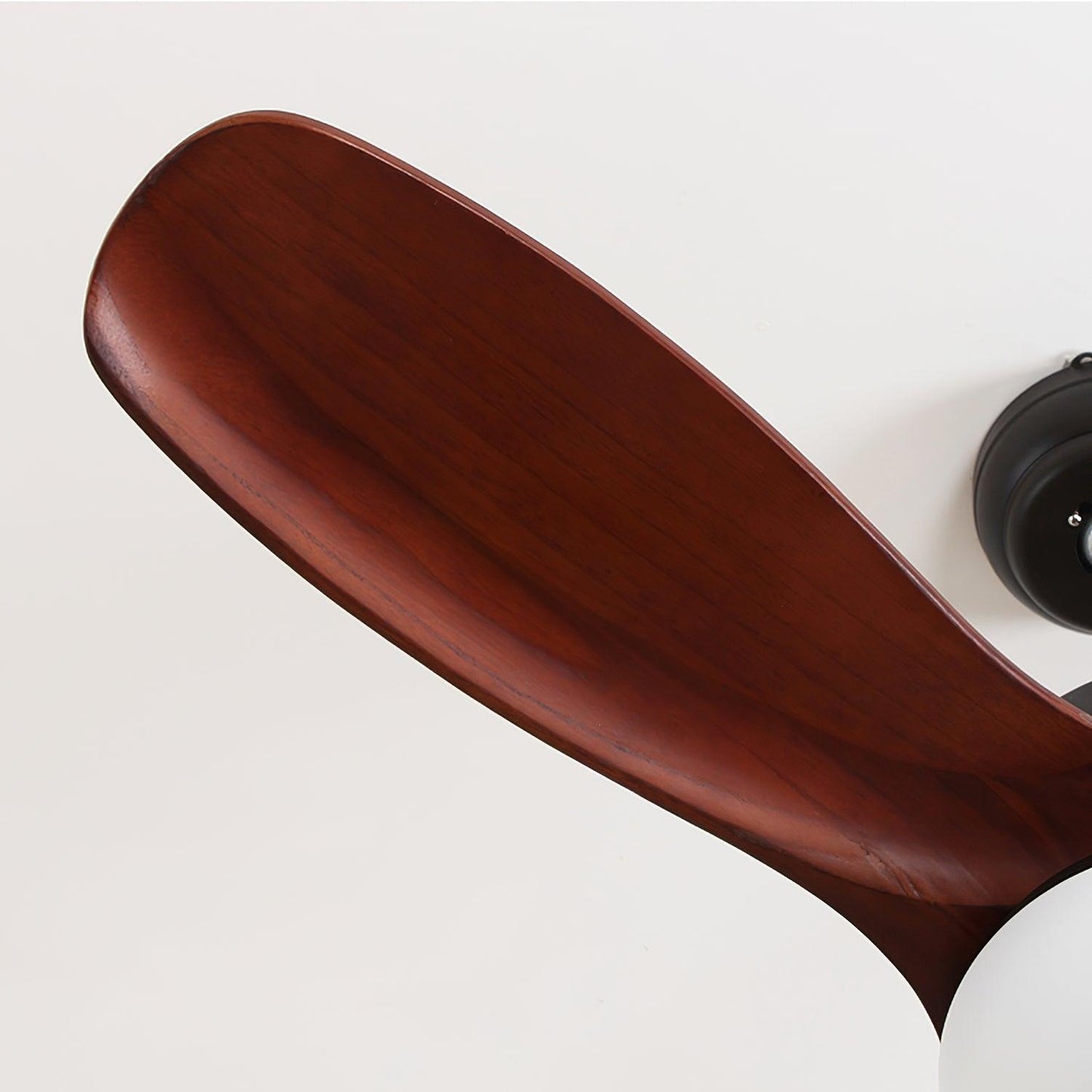 Scandinavische Plafondventilator met Verlichting Elegance Naturel – Vierkanten Houten Bladen met LED-Lamp & Afstandsbediening