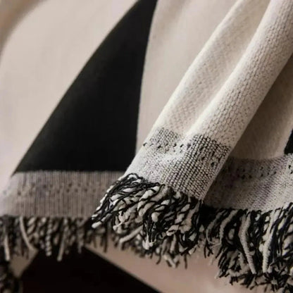 Zachte Chenille Plaid Bankdeken – Geruit Patroon – Lichtgewicht Deken voor Sofa en Slaapkamer