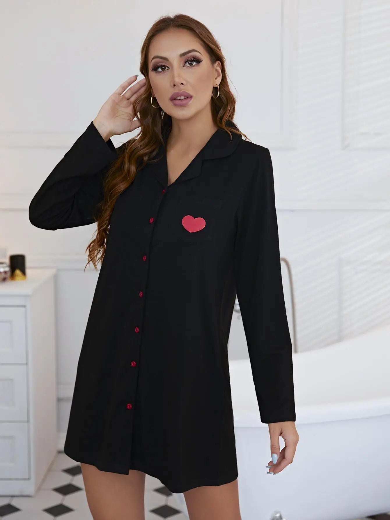 Pyjama Jurk Zacht en Comfortabel voor Vrouwen