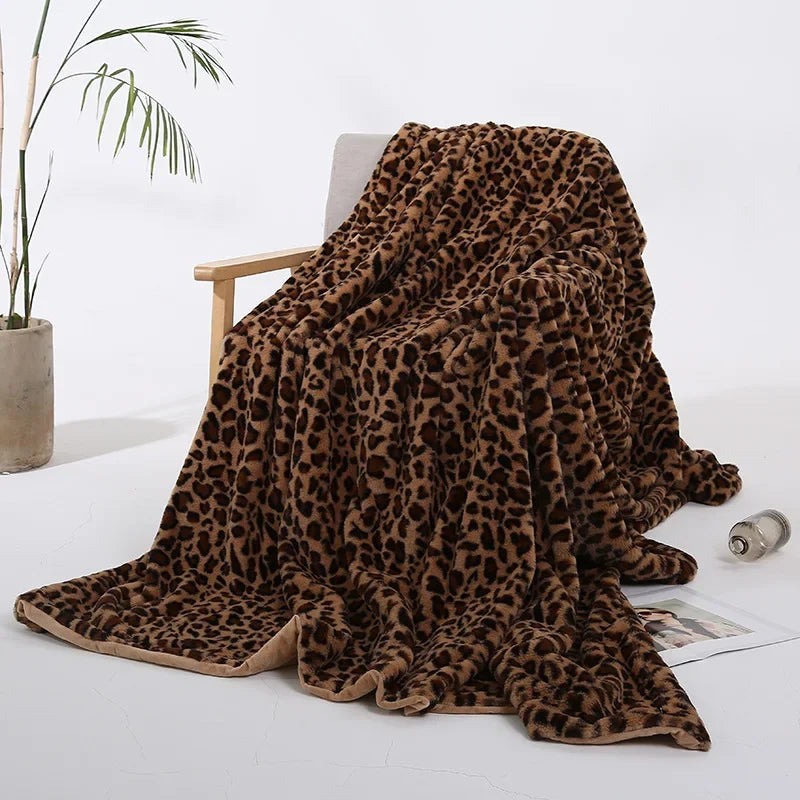 Luipaard Fleece Deken Zacht en Warm - StudioMarella