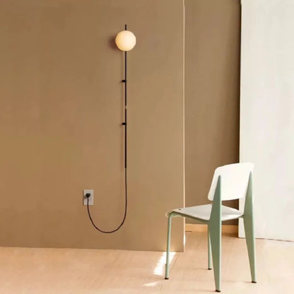 Scandinavische Wandlamp Wandsconce met Plug-in Aansluiting