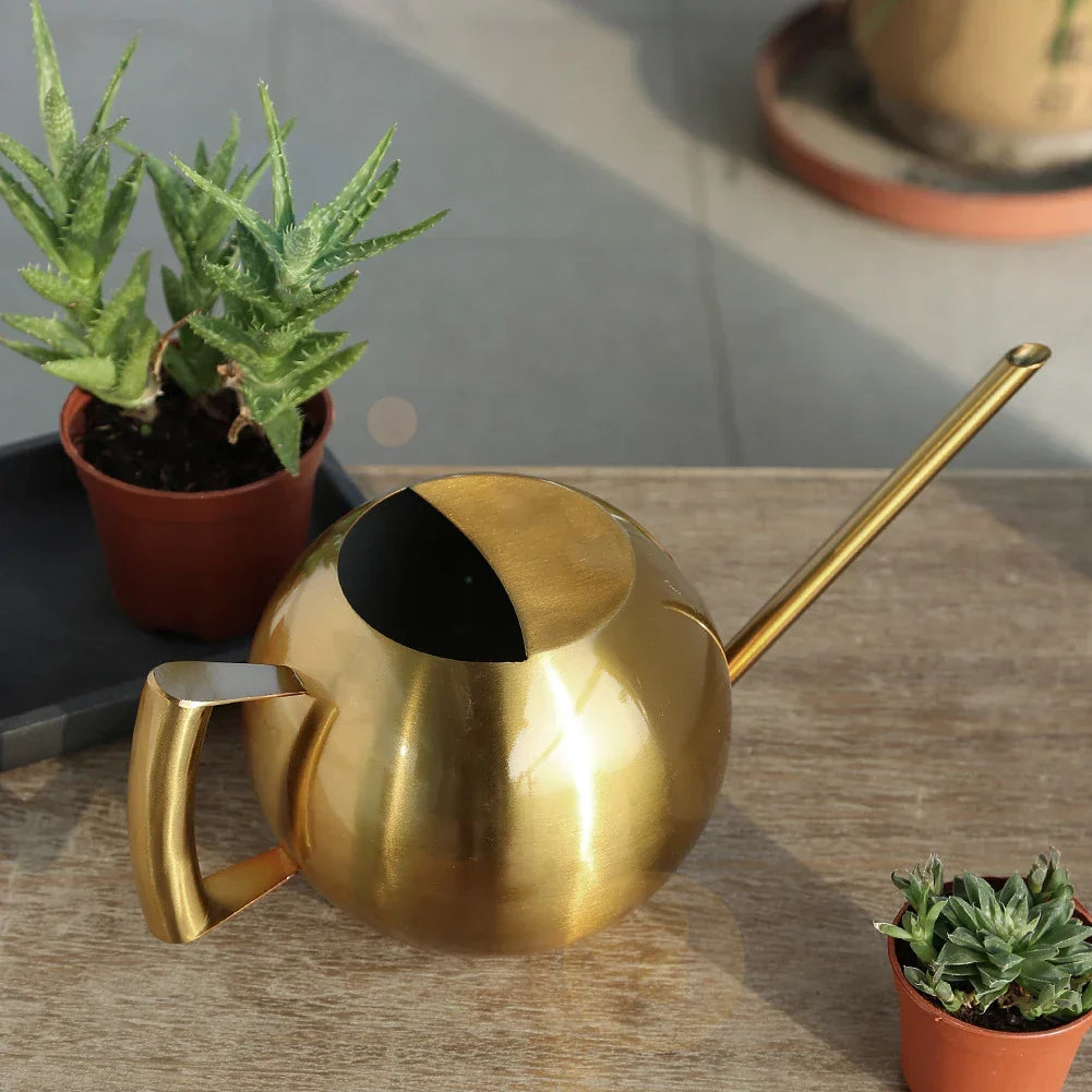 Minimalistische Plantengieter Ø 29 cm Roestvrij Staal voor Interieurplanten 1500 ml