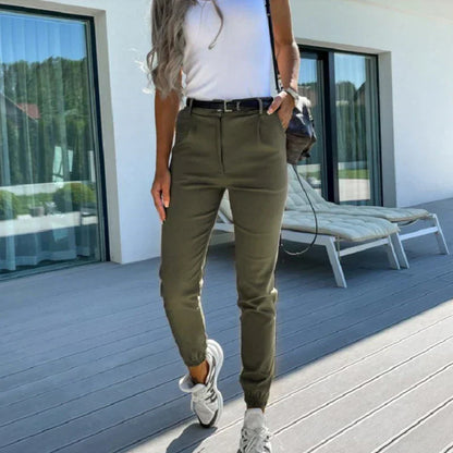 Dames Chino Jogger Broek Zacht en Stijlvol