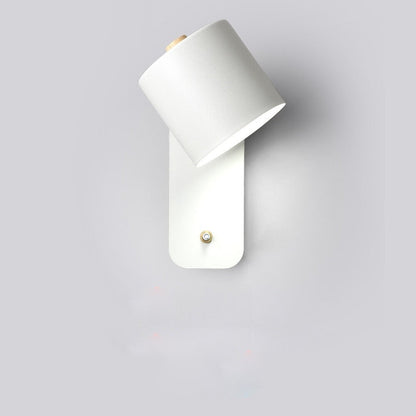 Wandlamp Led Metaal Draaibaar Schakelaar Wit Grijs Groen Slaapkamer Woonkamer Gang Modern