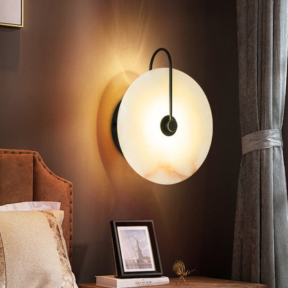 Moderne Marmeren Wandlamp met LED-verlichting – Stijlvolle Binnenverlichting voor Hal & Woonkamer