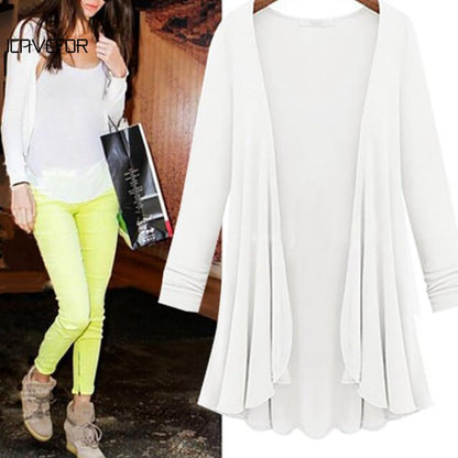 Dames Vest Lang Elegante Jurkmodel met Rijke Details