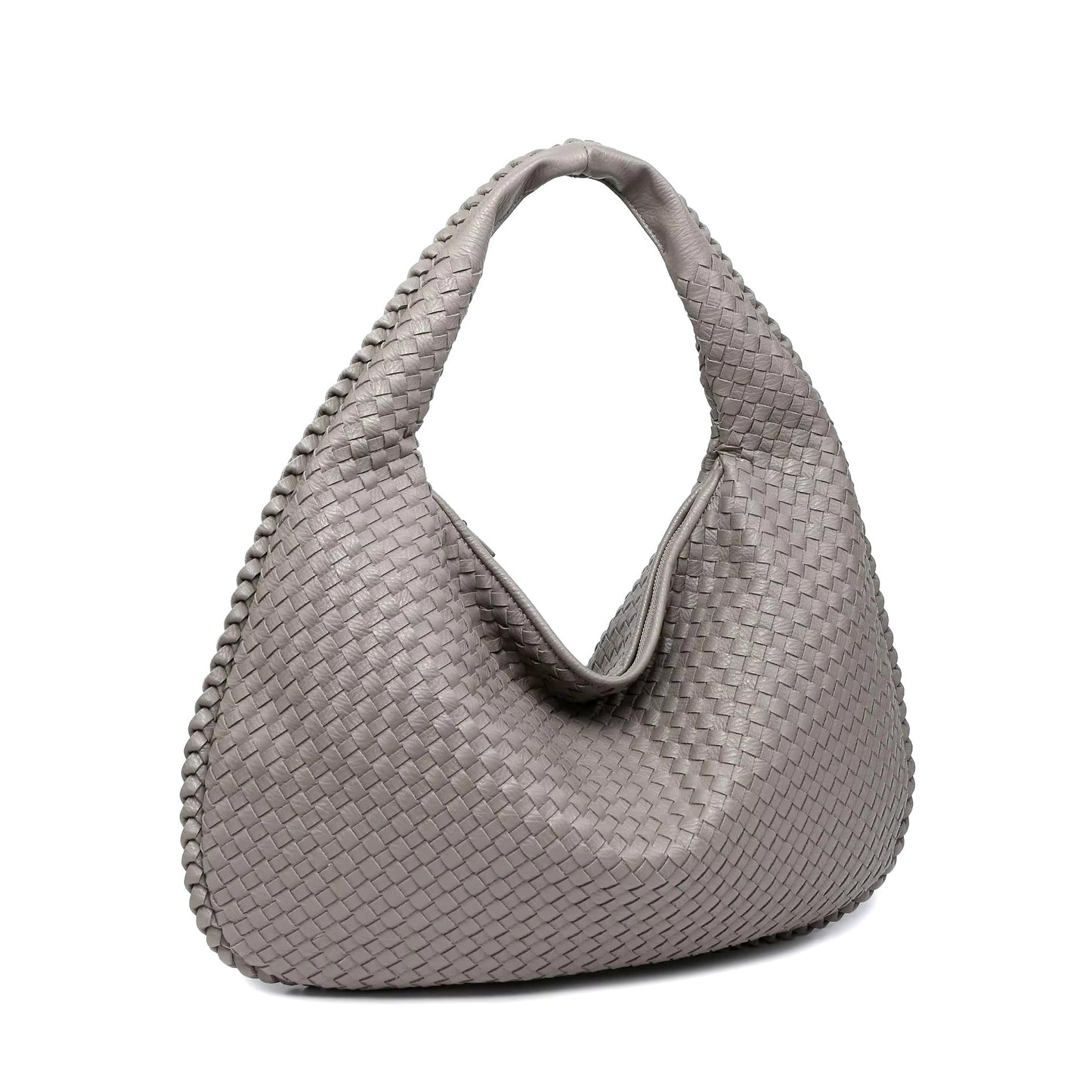 Luxe Handtas Geweven Stof Elegant Design voor Dagelijks Gebruik