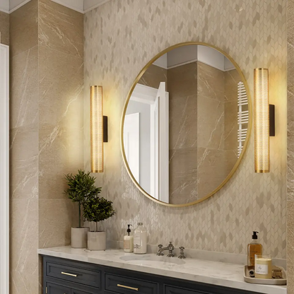 Bara Luxe Wandlamp – Gouden Wandverlichting met Elegante Afwerking voor Badkamer & Slaapkamer