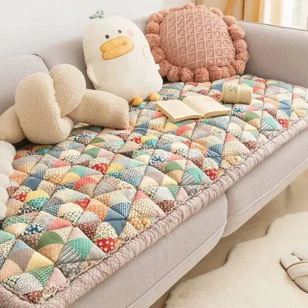 Zachte Bloemen Bankhoes – Wasbare Petmat voor Katten en Honden – Beschermhoes Bank