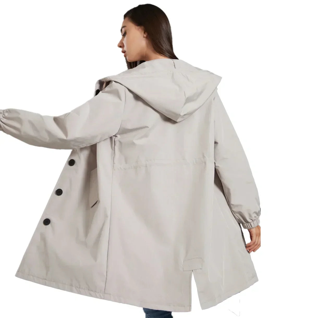 Waterdichte Windbreaker met Kapuchon Regenjas - StudioMarella