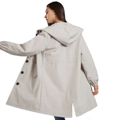Waterdichte Windbreaker met Kapuchon Regenjas - StudioMarella