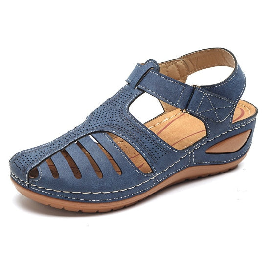 Lederen Orthopedische Sandalen met Verstelbare Teenbescherming voor Optimale Voetondersteuning en Verbeterde Houding