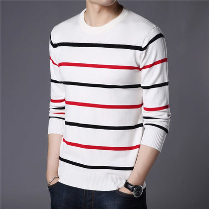 Herense Trui Gestreept O-Hals Casual Kleding