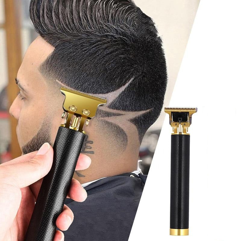 Elektrische Haartrimmer met T-Mes – Professionele Contouren & Baardverzorging