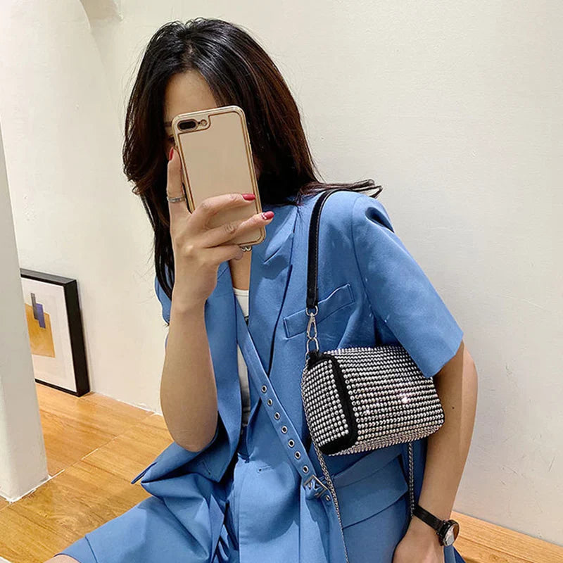 Chic Crossbody Handtas van Leer Madera Stijl