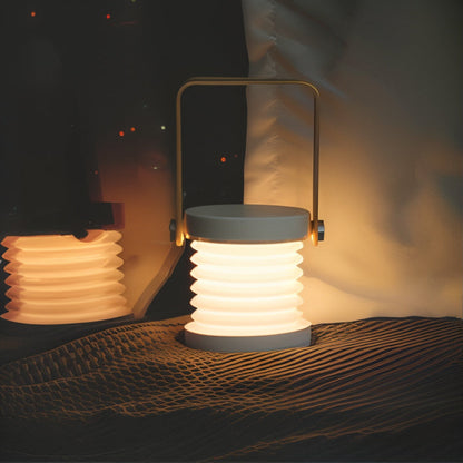 Dimbare LED-Lantaarn met USB-Oplaadbaar Sfeerlicht Warm Wit 3 Helderheidsstanden Draagbaar Tafellamp 25x12cm