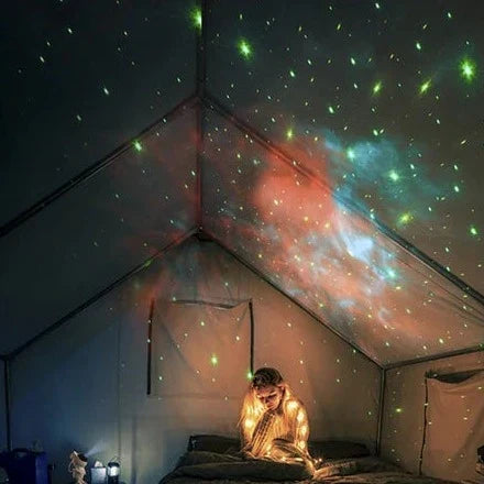 Astronaut Sterrenprojector LED Ruimtevaart Nachtlampje met Afstandsbediening en Timer