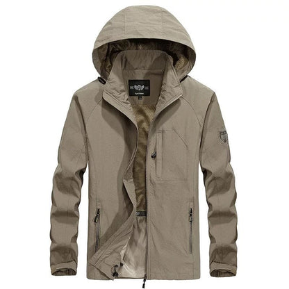 Herenjas Waterdicht met Capuchon Casual Stijl