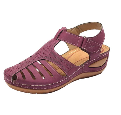 Lederen Orthopedische Sandalen met Verstelbare Teenbescherming voor Optimale Voetondersteuning en Verbeterde Houding
