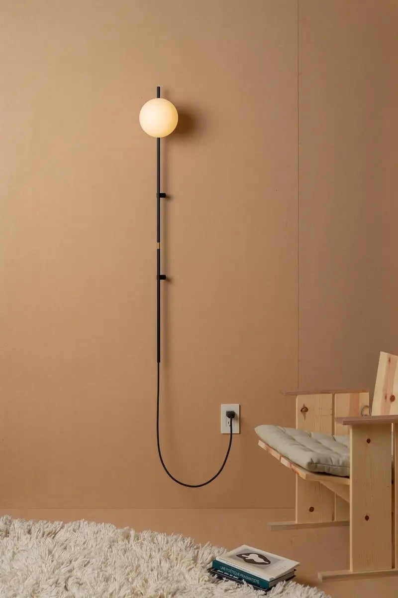 Scandinavische Wandlamp Wandsconce met Plug-in Aansluiting
