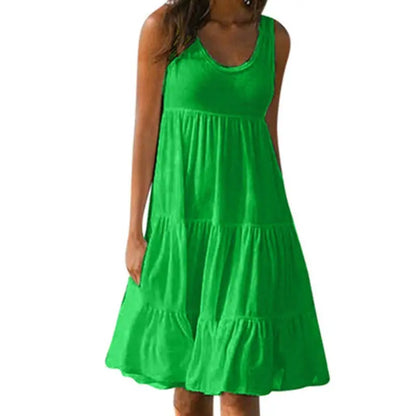 Variant image for Jocoo | Abito Estivo Boho Donna con Rouches-5