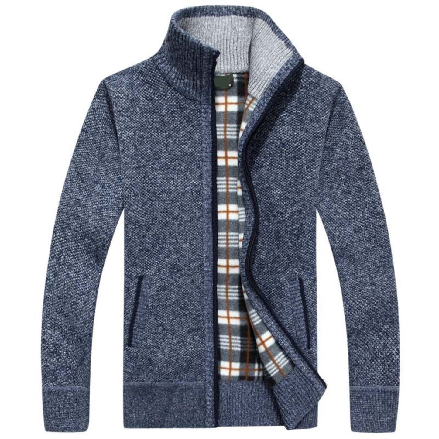 Heren Vest Casual met Kraag en Zijzakken