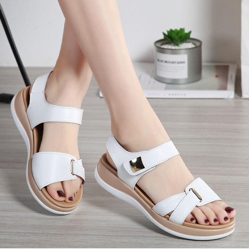 Dames Orthopedische Sandalen Comfortabel Brede Pasvorm